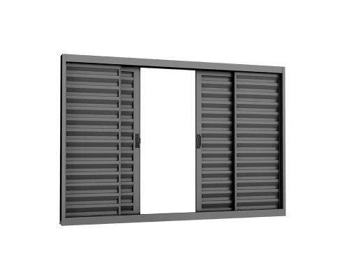 VENEZIANA DE CORRER4 FOLHAS S/ GRADE