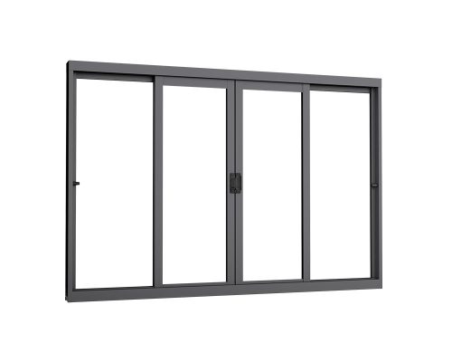 VITRÔ DE CORRER TOTAL 4 FOLHAS S/ GRADE