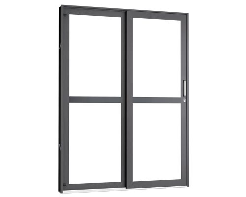 PORTA DE CORRER LATERAL P/ VIDRO C/ 1 DIVISÃO