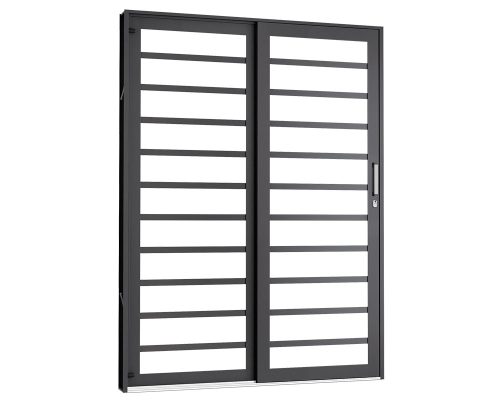 PORTA DE CORRER LATERAL P/ VIDRO HORIZONTAL