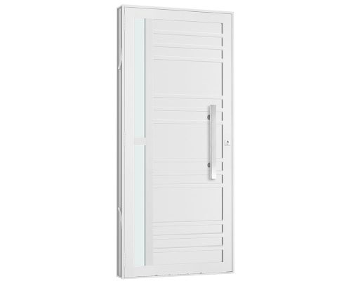 PORTA VENEZA C/ PUXADOR C/ VIDRO LATERAL