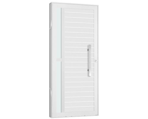 PORTA LAMBRIL C/ PUXADOR C/ VIDRO LATERAL